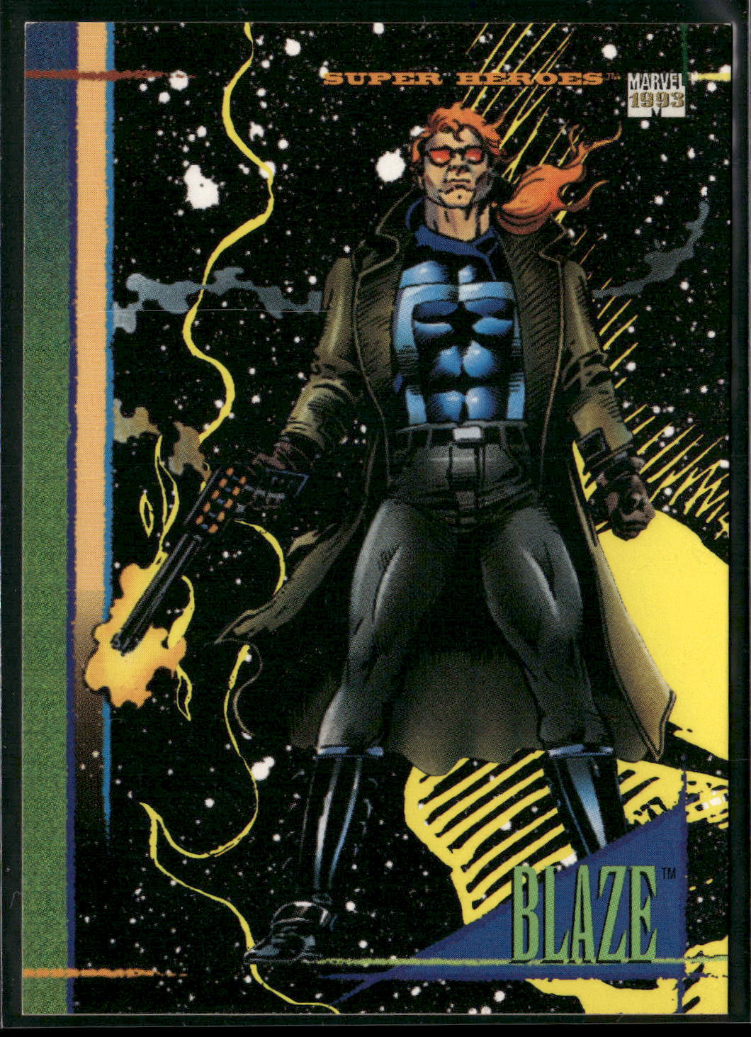 1993 SkyBox Marvel Universe #103 Blaze