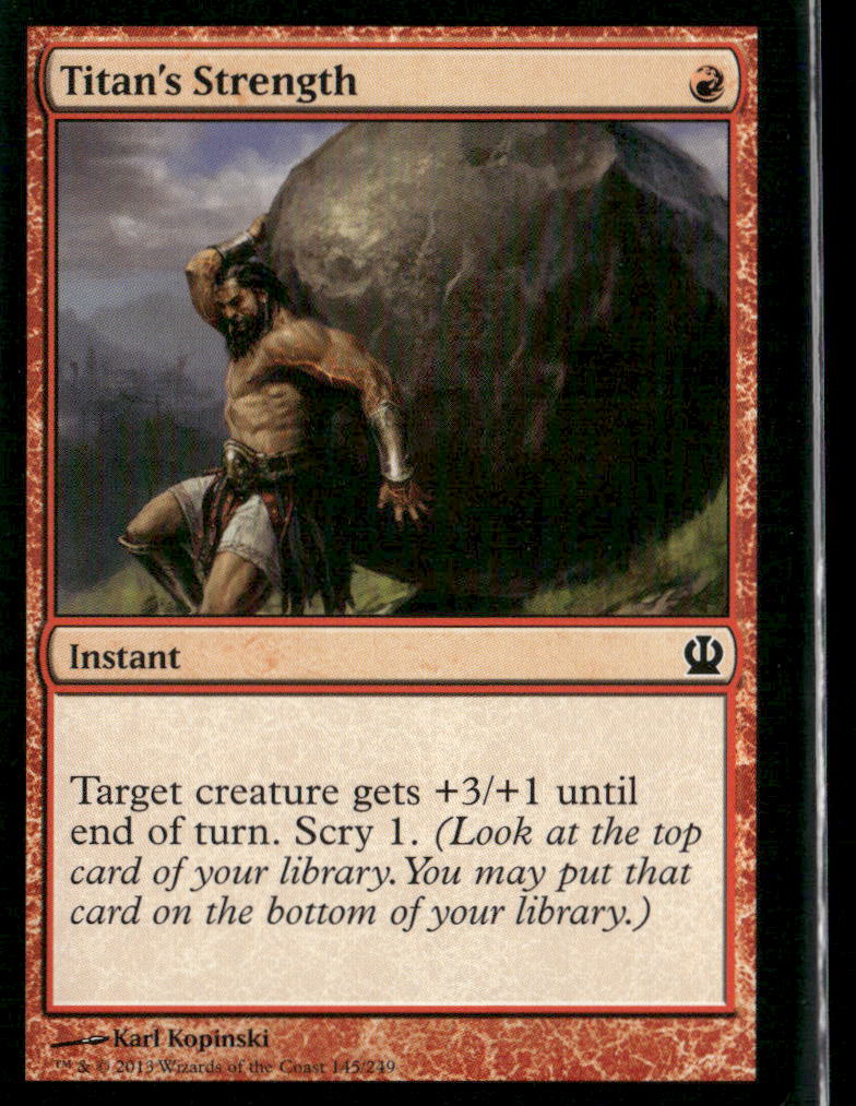 Theros #145 Titan's Strength