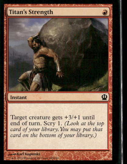 Theros #145 Titan's Strength