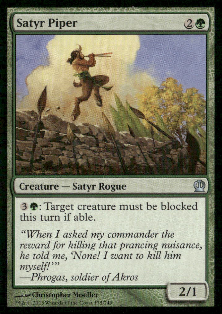 Theros #175 Satyr Piper