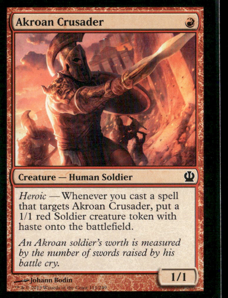 Theros #111 Akroan Crusader