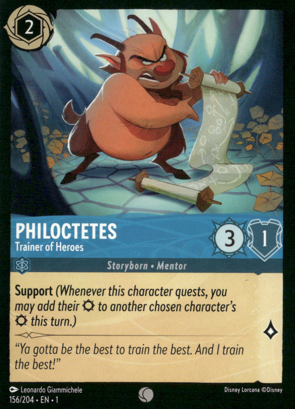 The First Chapter #156/204 Philoctetes