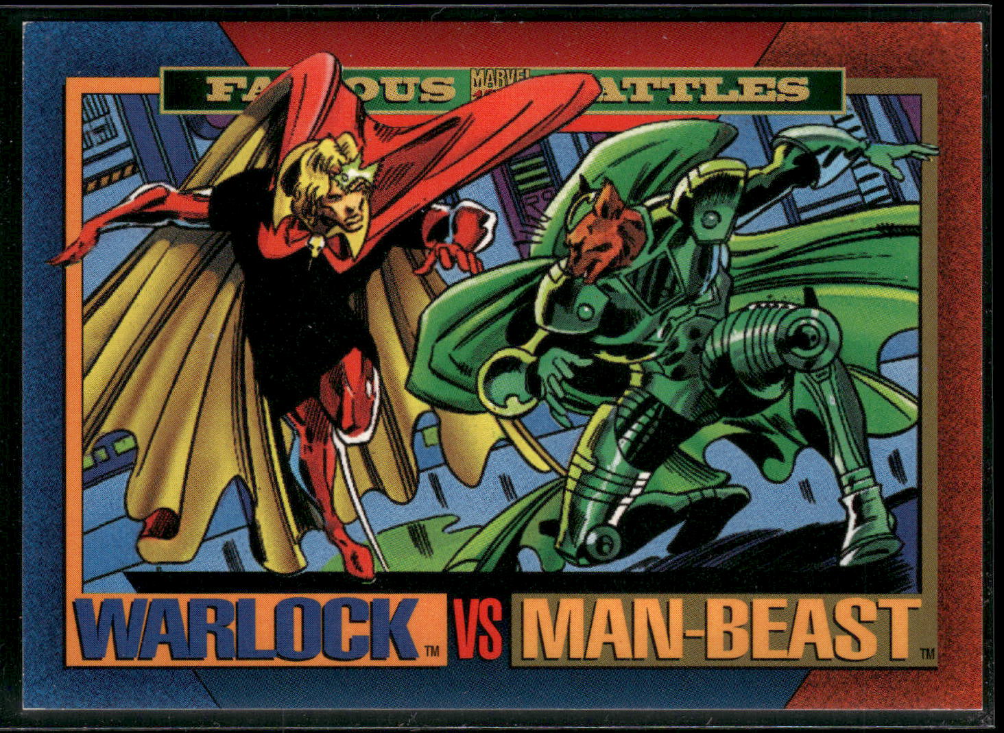 1993 SkyBox Marvel Universe #171 Warlock / Man-Beast