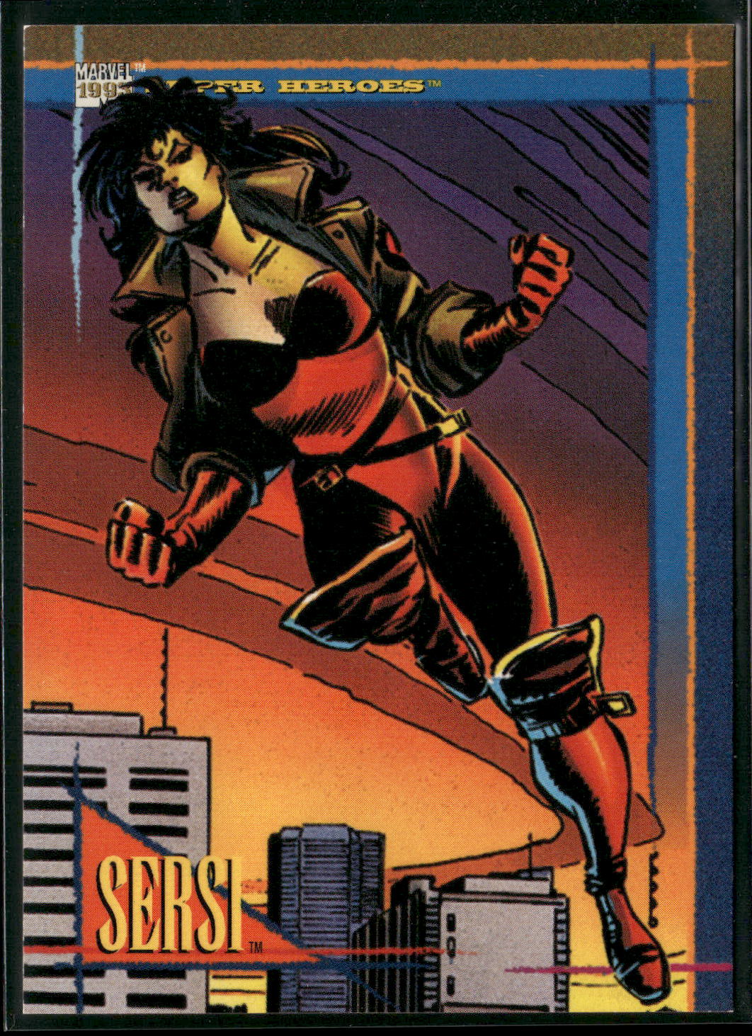 1993 SkyBox Marvel Universe #93 Sersi