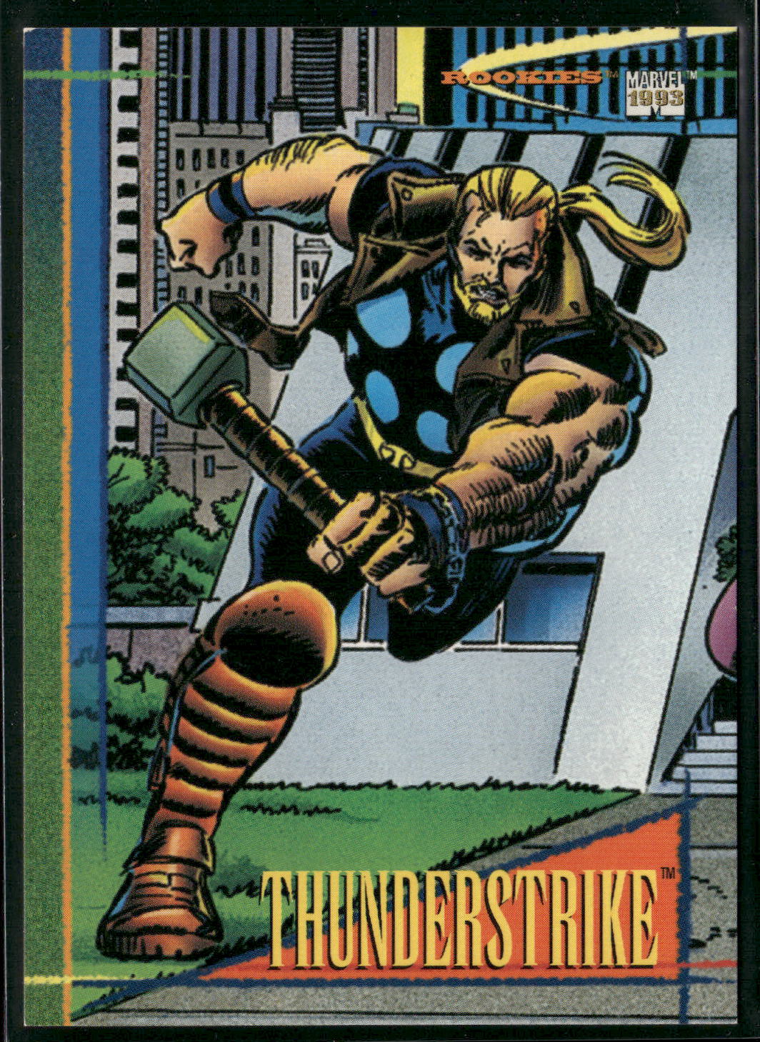 1993 SkyBox Marvel Universe #94 Thunderstrike