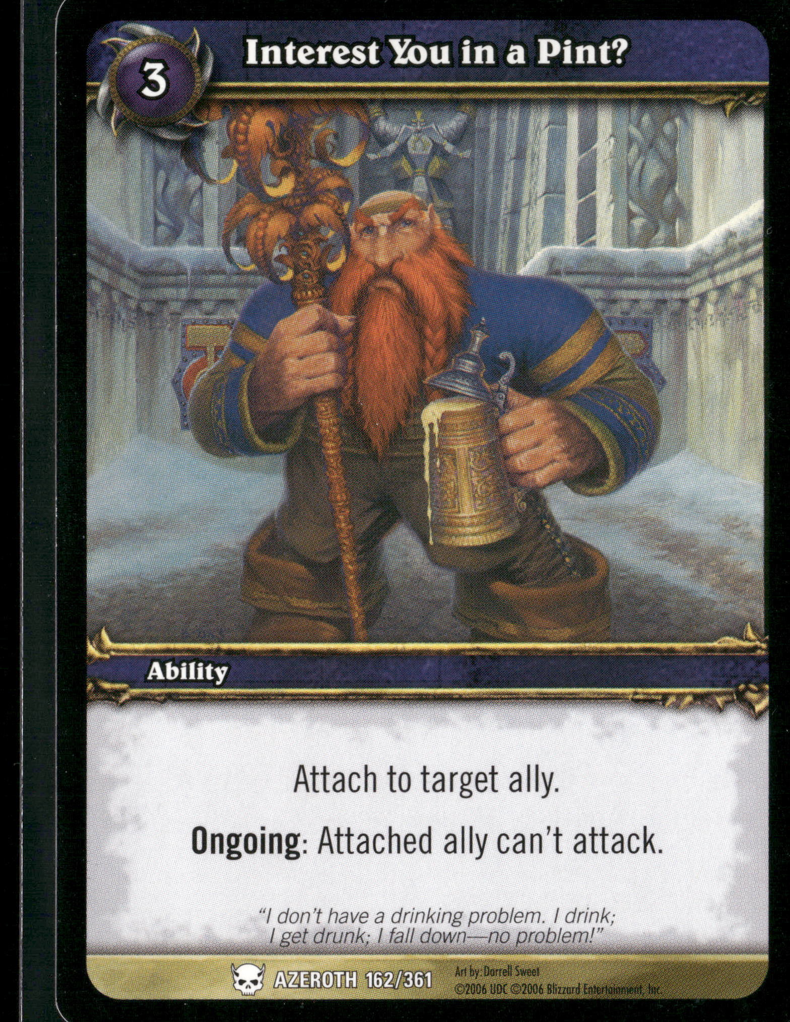 Heroes of Azeroth #162 Interest You in a Pint?