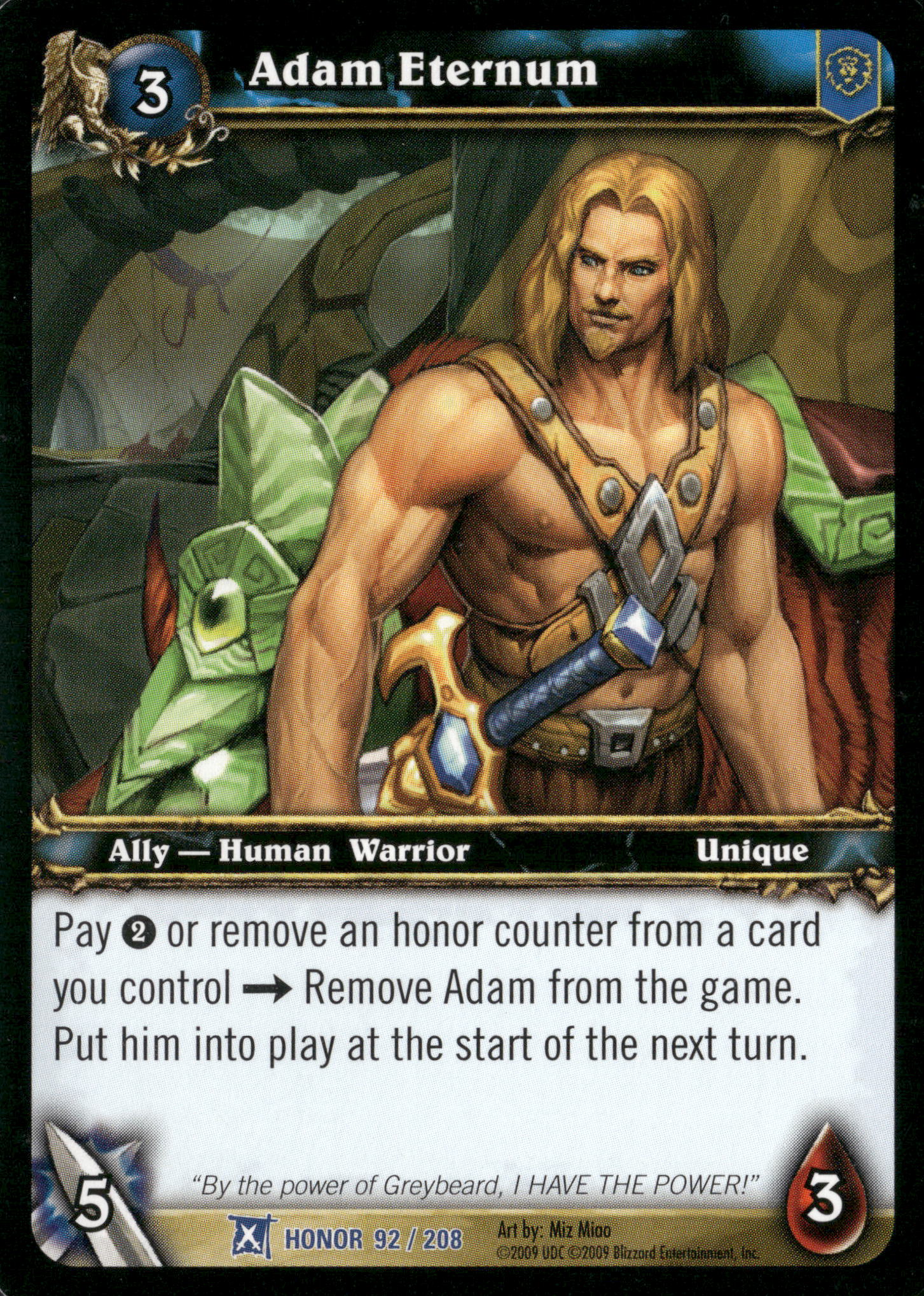Fields of Honor #92 Adam Eternum