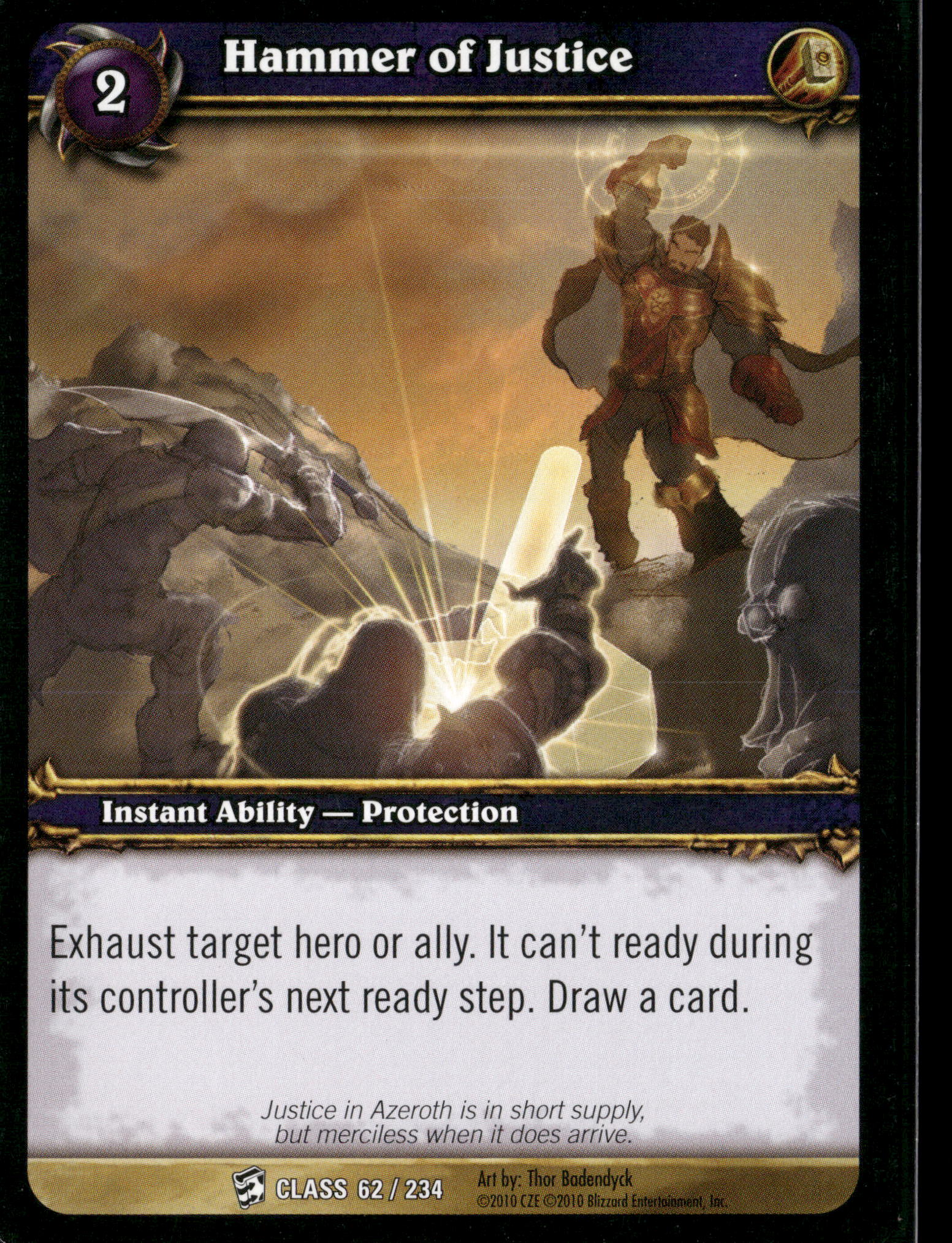 Class Starter Decks #62 Hammer of Justice