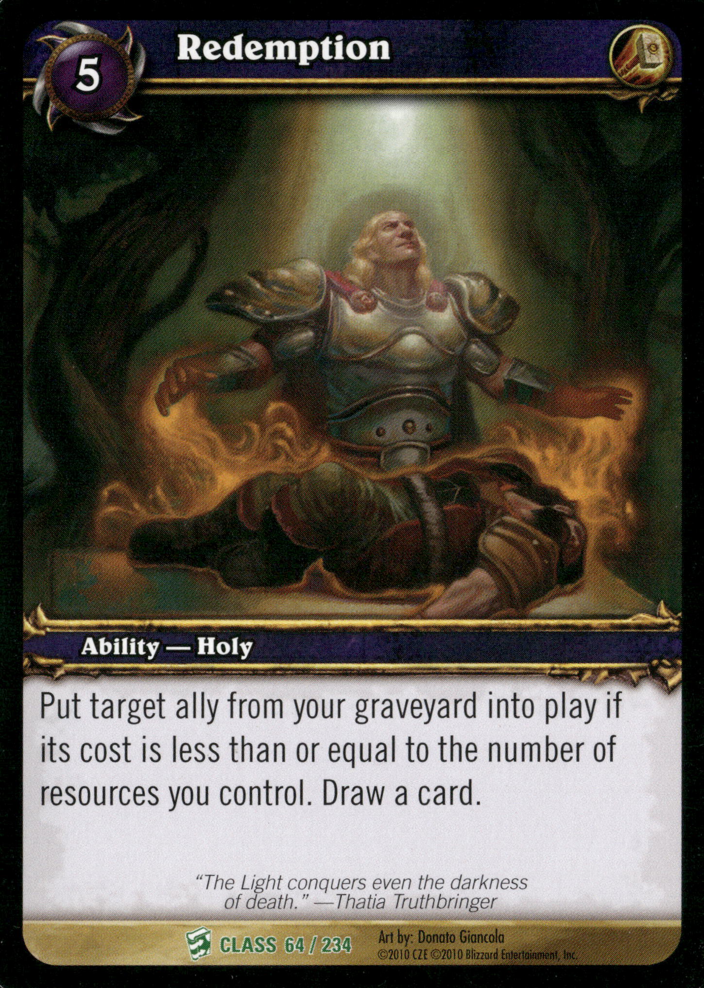 Class Starter Decks #64 Redemption