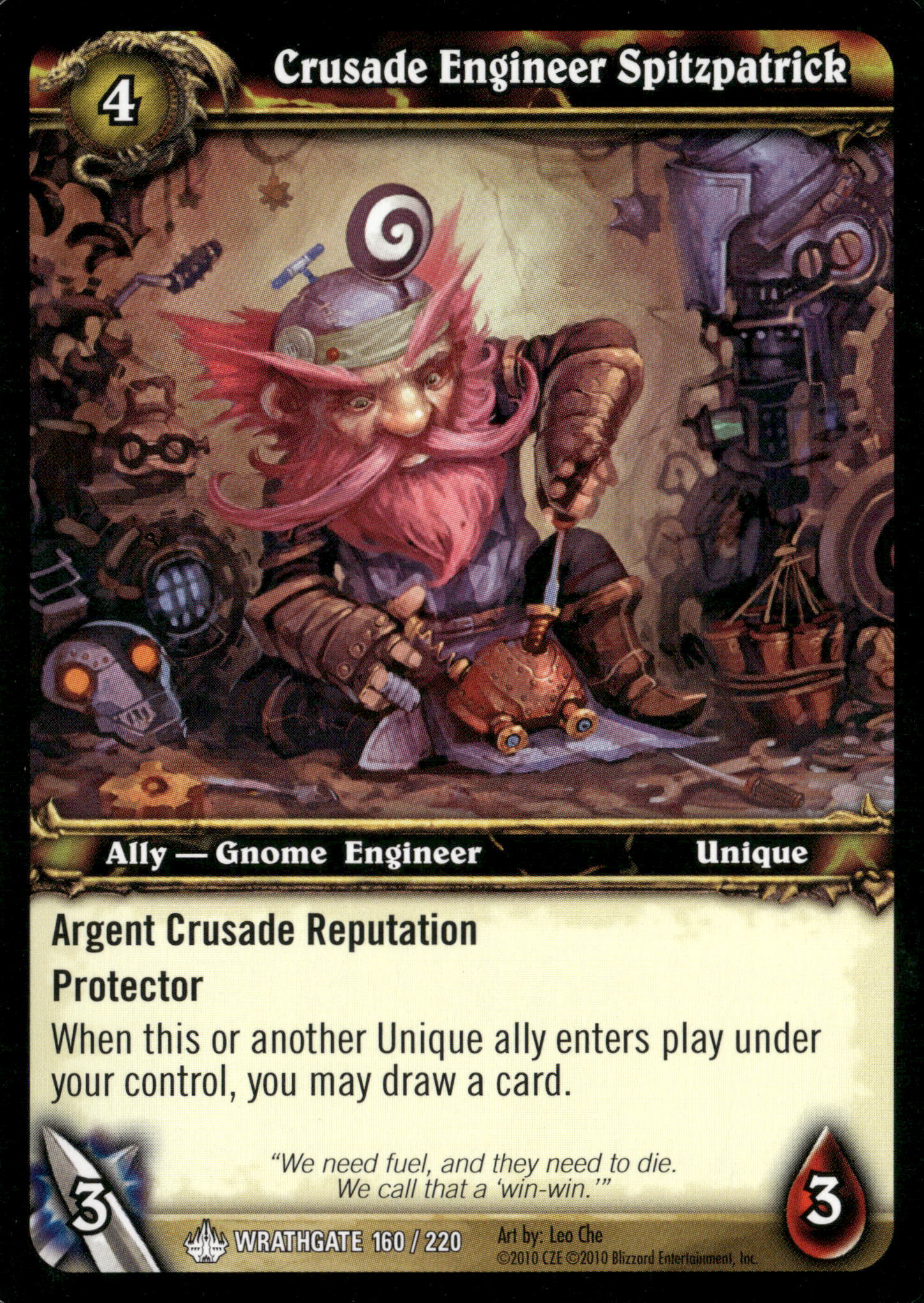 Wrathgate #160 Crusade Engineer Spitzpatrick