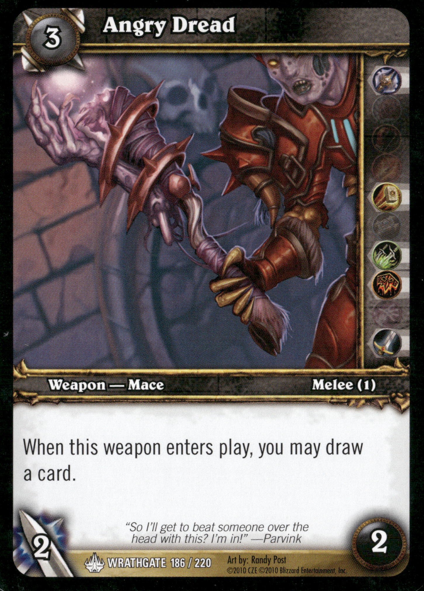 Wrathgate #186 Angry Dread