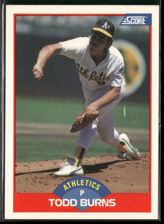 1989 Score #465 Todd Burns