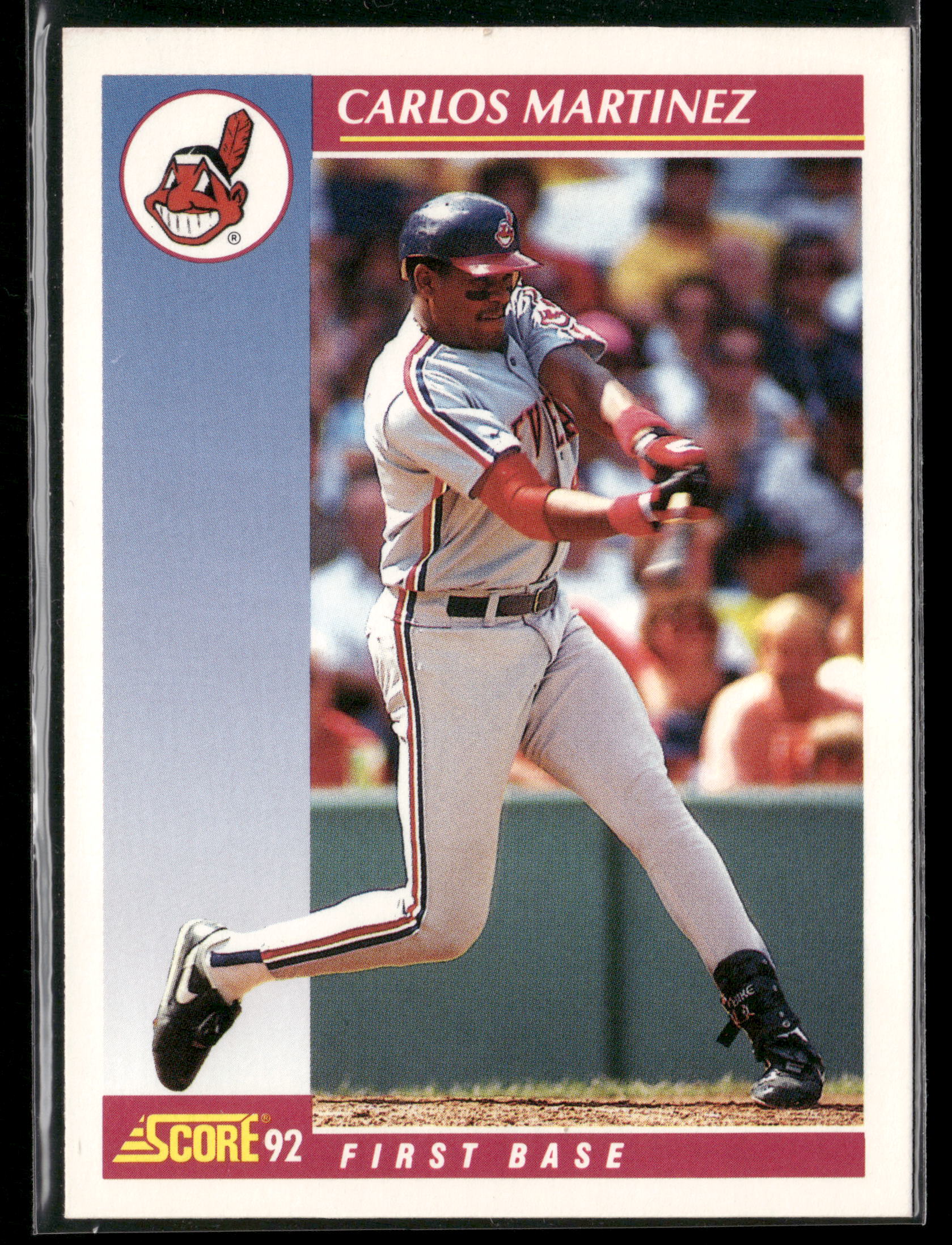 1992 Score #593 Carlos Martinez