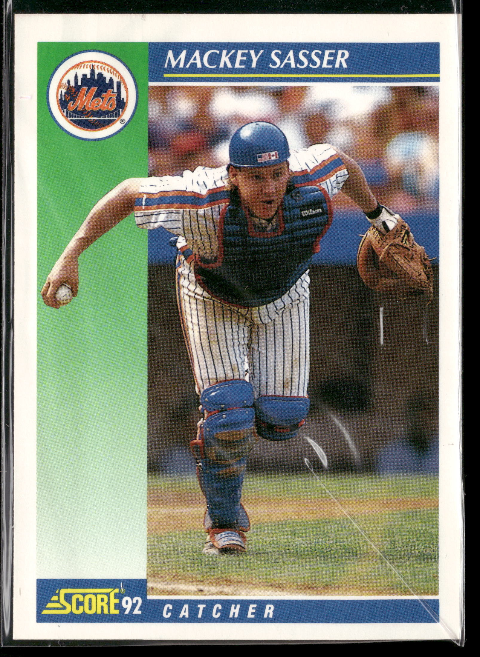 1992 Score #472 Mackey Sasser