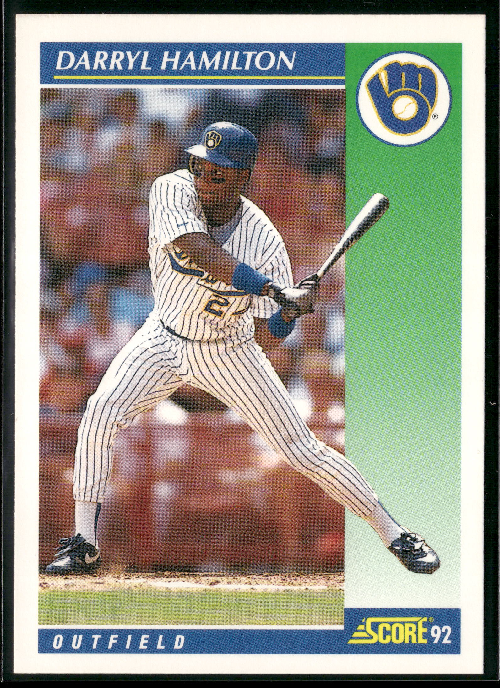 1992 Score #497 Darryl Hamilton