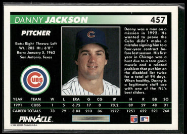 1992 Pinnacle #457 Danny Jackson