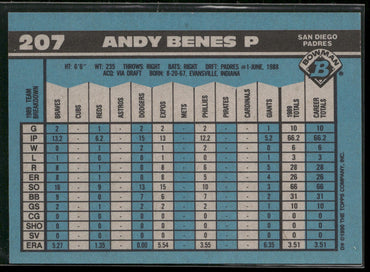 1990 Bowman #207 Andy Benes