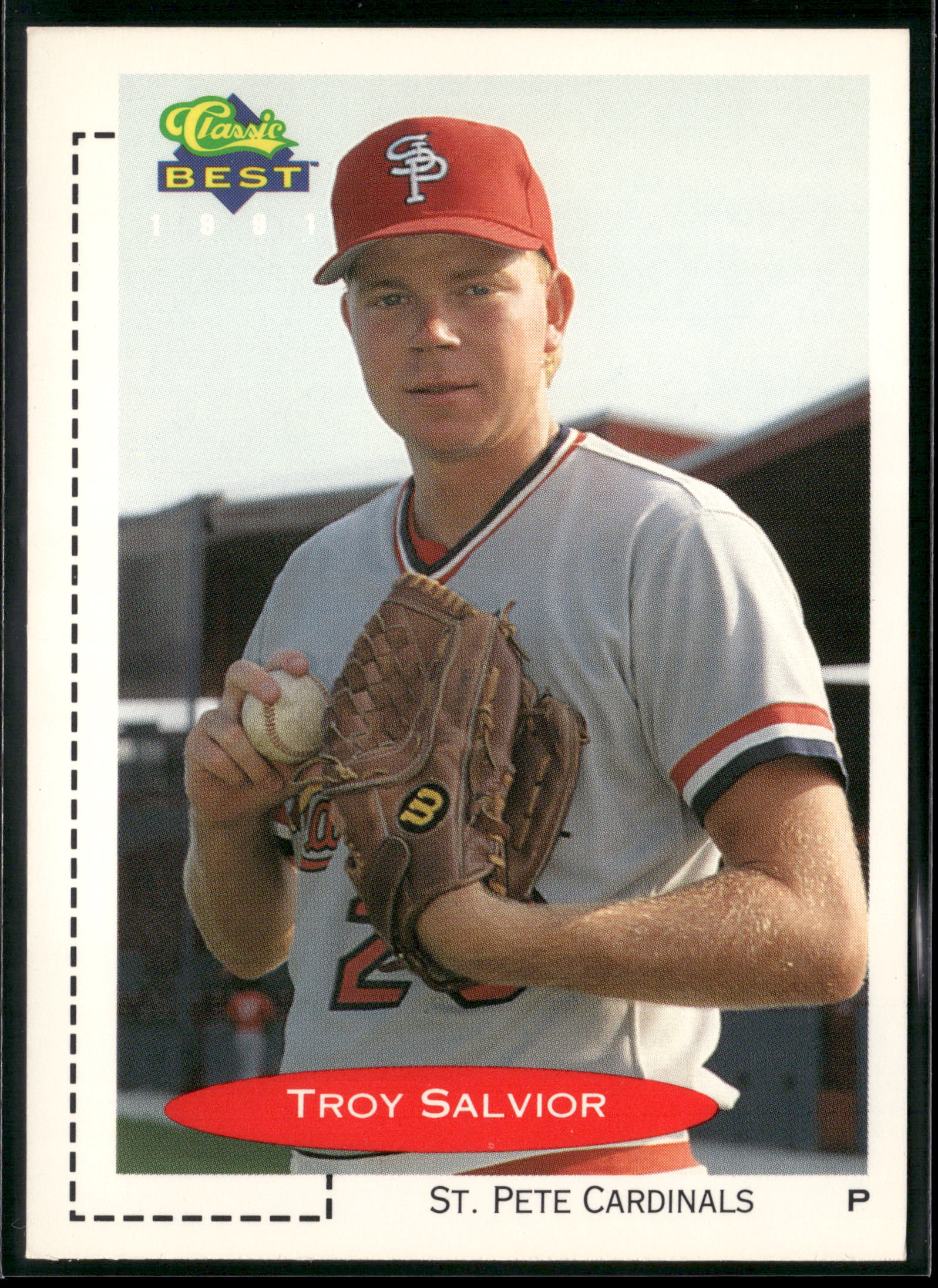 1991 Classic Best #310 Troy Salvior