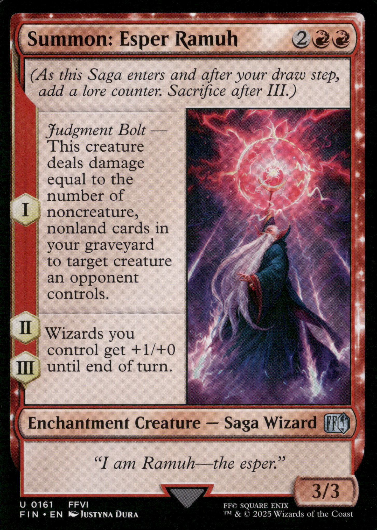 FINAL FANTASY #161 Summon: Esper Ramuh