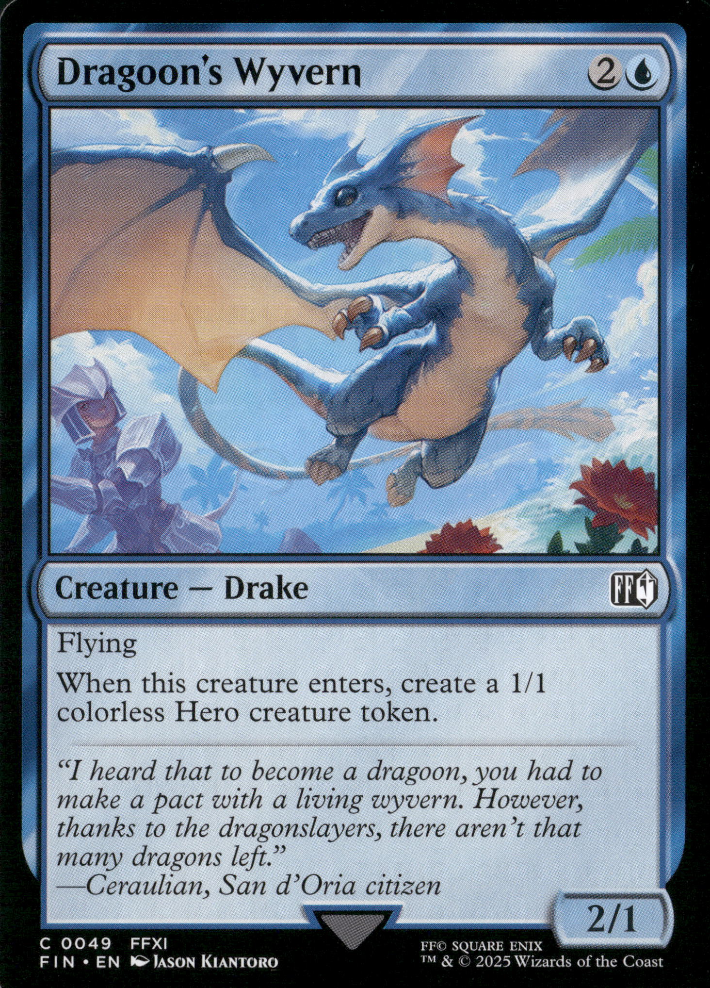 FINAL FANTASY #49 Dragoon's Wyvern