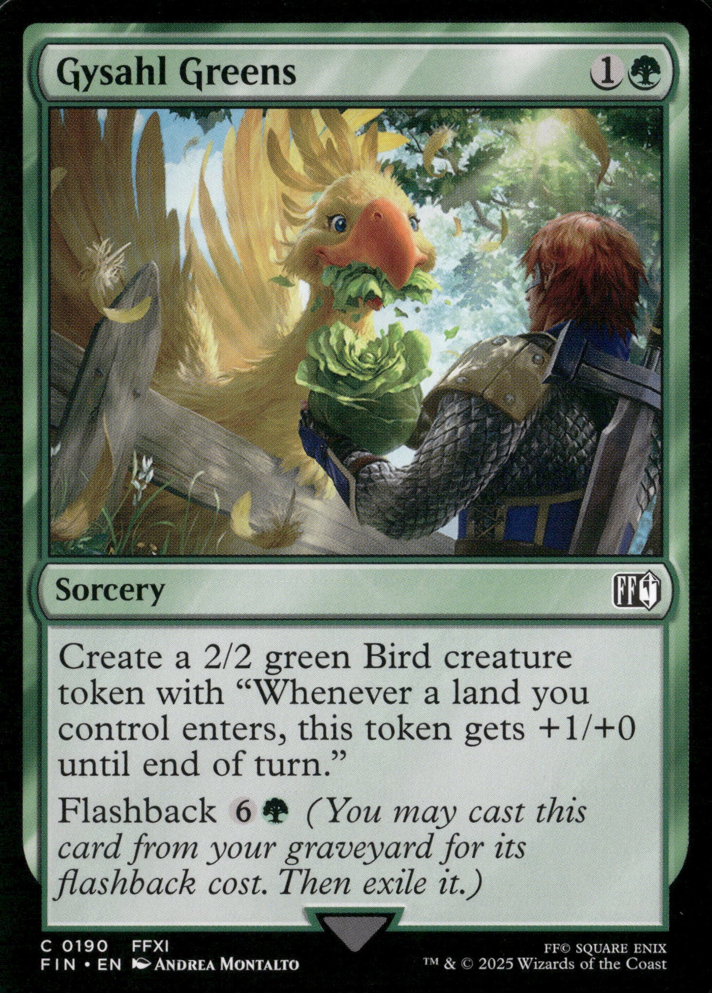 FINAL FANTASY #190 Gysahl Greens
