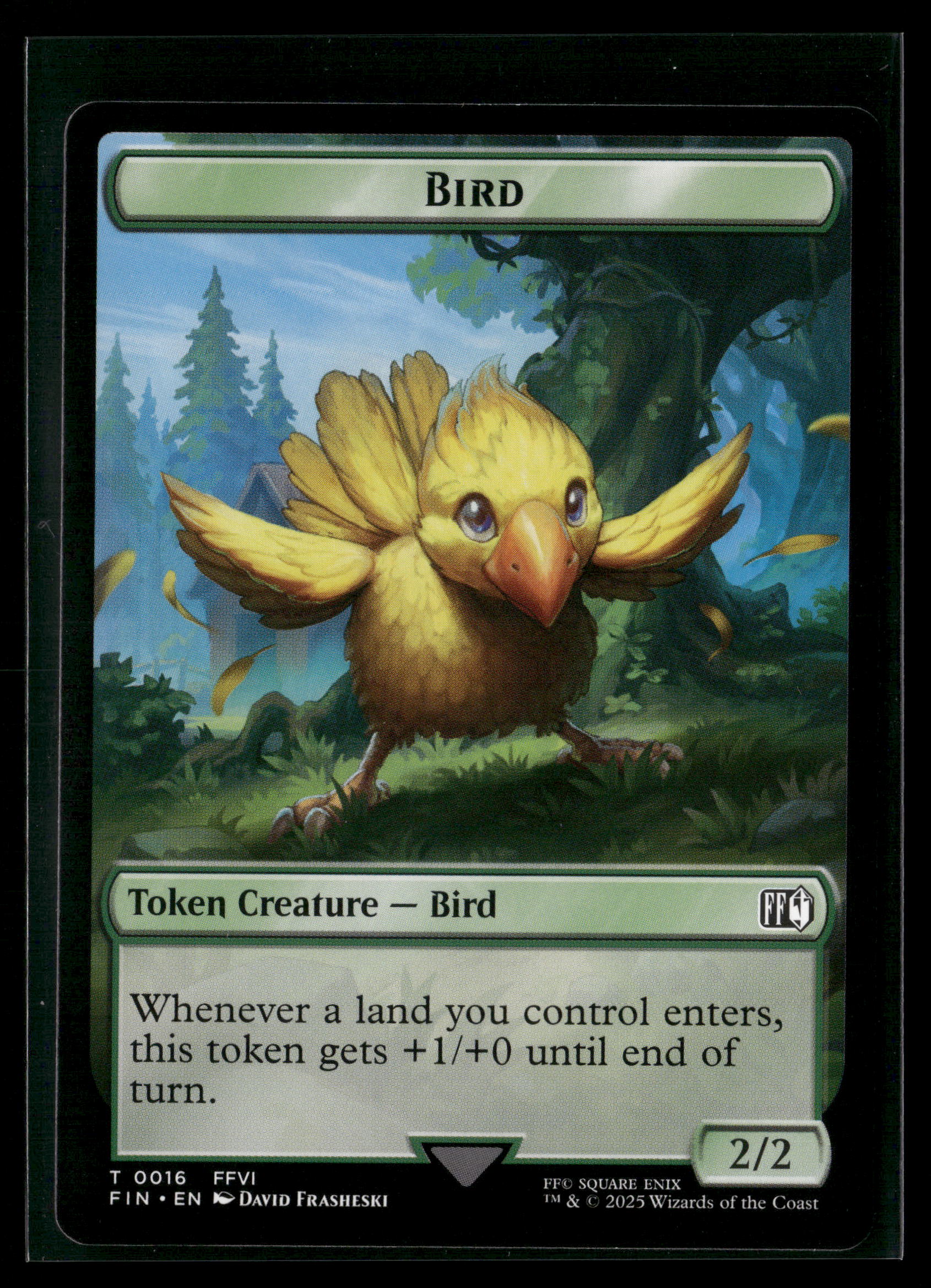 FINAL FANTASY #16 // 14 Bird (0016) // Wizard (0014) Double-Sided Token